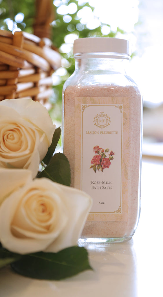 ROSE-MILK BATH SALTS